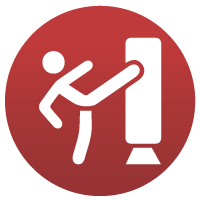 Kicking-Bag-Icon